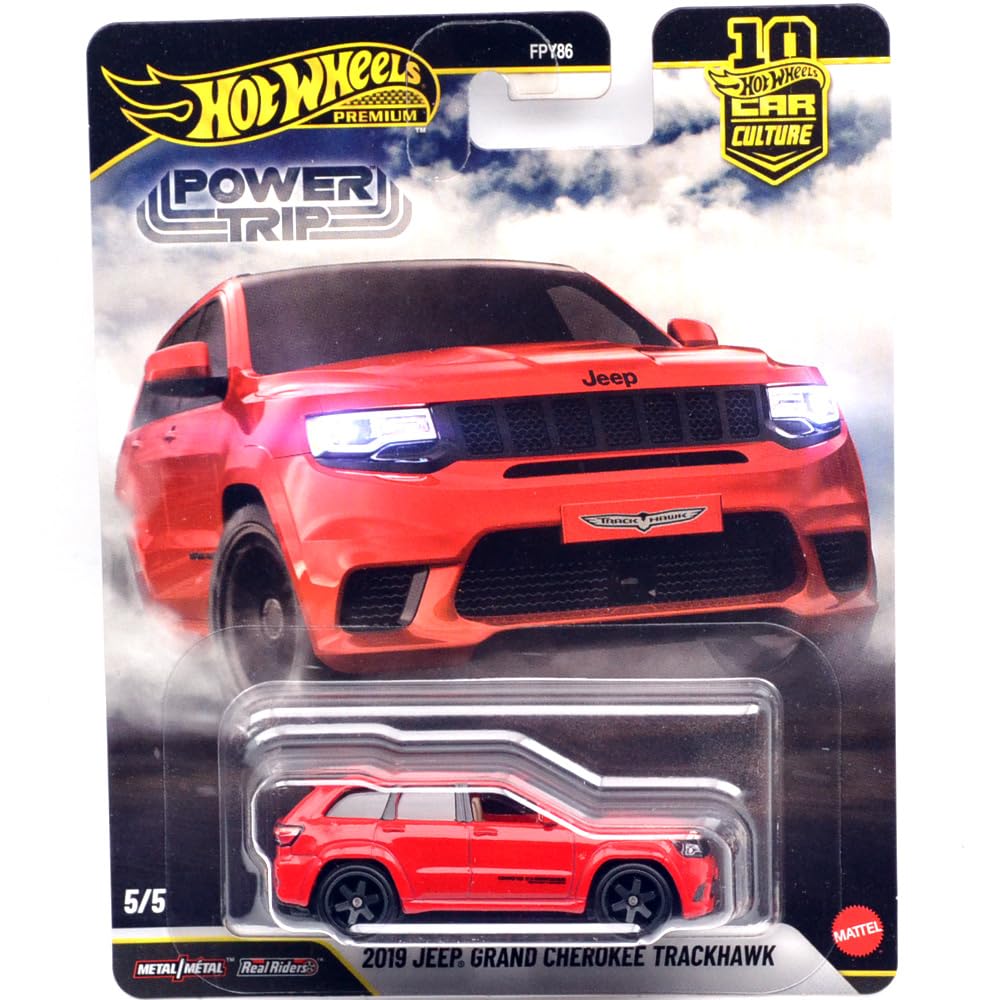 ホットウィール パワートリップ ジープグランドチェロキー トラックホーク 10台 Amazon | MATTEL Hot Wheels - CAR CULTURE - POWER TRIP - 2019 JEEP